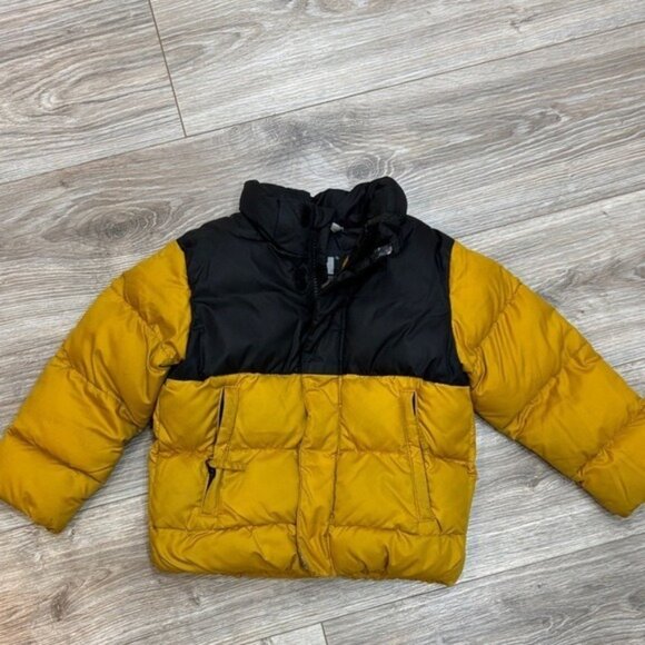 Helly Hansen Kids Black and Yellow Puffer Jacket size 3 - Picture 1 of 8